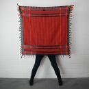 Kufiya - black - red - Shemagh - Arafat scarf