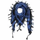 Kufiya - black - blue - Shemagh - Arafat scarf