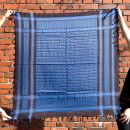 Kufiya - black - blue - Shemagh - Arafat scarf