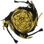 Kufiya - black - yellow - Shemagh - Arafat scarf