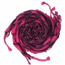 Kufiya - pink - black - Shemagh - Arafat scarf