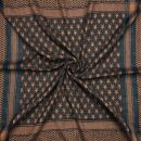Kufiya - Stars black - brown - Shemagh - Arafat scarf