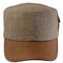 Berretto militare - cappello mimetico - berretto per bambini - cammello - marrone con tasca
