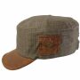 Berretto militare - cappello mimetico - berretto per bambini - cammello - marrone scuro con tasca
