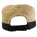 Army Military Cap - Modell 10 - Strohgeflecht - hell - Mütze