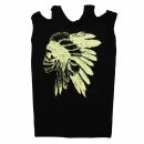 Tank Top with Cut Outs - Mini Dress - Skull - Indian...