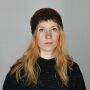 Gorra de lana - beanie - rayado - marrón-rojo