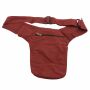 borsa cintura - Buddy - rosso bordeaux - colori ottone - marsupio