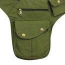 Riñonera - Buddy - oliva verde - color latón - Cinturón con bolsa - Bolsa de cadera