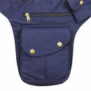 Hip Bag - Buddy - blue - brass-coloured - Bumbag - Belly bag