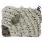 Felt Pouch with Zipper - Sheep