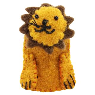 Fingerpuppe aus Filz - Löwe - Finger Püppchen