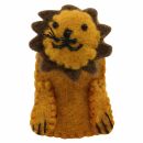 Marionette da dito in feltro - animali da dito - leone