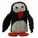 Marionetas de dedos de fieltro - Pinguino