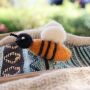Brooch - Felt - Bumblebee
