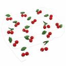 Decorative chain - garland - felt - cherries