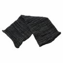 Bufanda Infinity - Bufanda de tubo - Bufanda de bucle - negro-blanco - 66 cm
