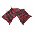 Sciarpa Infinity - scaldacollo - Sciarpa ad anello - nero-rosso - 66 cm