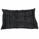 Bufanda Infinity - Bufanda de tubo - Bufanda de bucle - negro-blanco - 33 cm