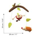 Mobile - Filz - Apfel und Igel