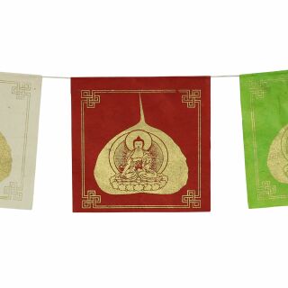 Prayer Flag - Buddha - multicoloured - approx. 10,5 x 10,5 cm