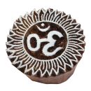 Wooden Stamp - Om 03 - 1,2 inch - Stamp made of wood