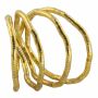 Biegsame Halskette Schlangenkette goldfarben dunkel Kette Armband