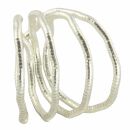 Necklace - flexible snakechain necklet - uni - silver