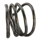 Flexible necklace snake chain anthracite 6mm chain bracelet