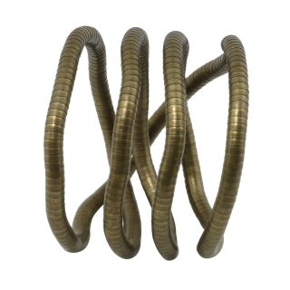 Flexible necklace snake chain brassy chain bracelet