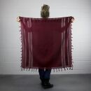 Kufiya - red-bordeaux - red-bordeaux - Shemagh - Arafat scarf
