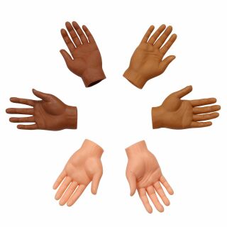 5Pcs Fun Soft Mini Finger Hände Fingerpuppe für erwachsene Kinder 