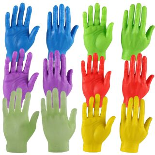 2X kleine Finger Hände Hand Finger Puppen Hände Requisiten Spielzeug LQ 