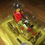 Blechspielzeug - Mann auf Motorisierter Kutsche - Mechanisch