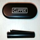 Clipper Metall schwarz black matt