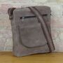 Ledertasche Laura aus Veloursleder Modell 01