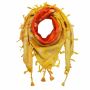 Kufiya - colourful-batik-tiedye 01 - Red Sun - Shemagh - Arafat scarf