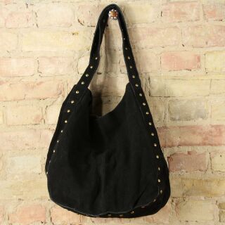Leather bag Lolita suede model 01