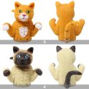Dedos de gato - 1x gato - dedo de marioneta - varios diseños