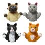 Finger cat - 1x cat - Finger puppet - various designs