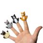 Finger cat - 1x cat - Finger puppet - various designs