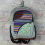 Rucksack - Hanf - Muster 11 - beige-bunt