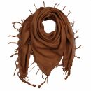 Kufiya - brown - brown - Shemagh - Arafat scarf