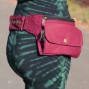 Riñonera - Flint - rojo-burdeos - color latón - Cinturón con bolsa - Bolsa de cadera