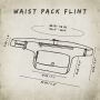 Riñonera - Flint - Modelo 02 - Cinturón con bolsa - Bolsa de cadera