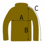 Hooded Wool Jacket - Between-Seasons Jacket - Pattern 04 - tan-brown-black