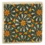 Calamita in travertino 4,8x4,8 cm - Aspetto vintage - Modello 05