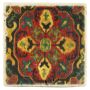Calamita in travertino 4,8x4,8 cm - Aspetto vintage - Modello 19