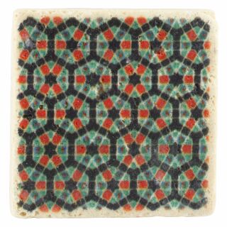 Calamita in travertino 4,8x4,8 cm - Aspetto vintage - Modello 36