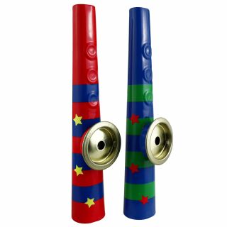 Juguete de hojalata - Kazoo - mirlitón de metal instrumento musical